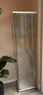 Glazen vitrine ikea, Huis en Inrichting, Kasten | Vitrinekasten, Zo goed als nieuw, Minder dan 100 cm, 25 tot 50 cm, 50 tot 100 cm