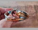 Monet vintage armband jaren 60. Binnenmaat 15 cm, Ophalen of Verzenden, Zo goed als nieuw, Zilver, Zilver