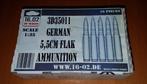 (1:35) German 5,5 cm Flak ammo (3D printed resin set), Overige merken, 1:32 tot 1:50, Overige typen, Nieuw
