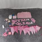 Roze geboorte versieringpakket, Ophalen of Verzenden, Nieuw, Kraamcadeau