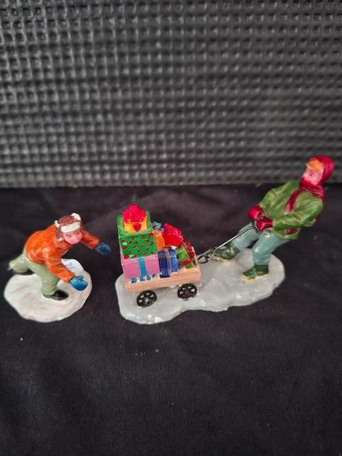 Lemax A Full Cart   set of 2, Diversen, Kerst, Gebruikt, Ophalen of Verzenden