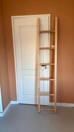 Prachtige houten ladder voor boekenkast of voor kinderbed, Huis en Inrichting, Kasten | Boekenkasten, Teakhout, Verzenden, 50 tot 100 cm