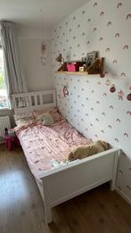 ️ IKEA Hemnes kinderbed – wit, 90x200 cm, Ophalen, 85 tot 100 cm, Gebruikt, Lattenbodem