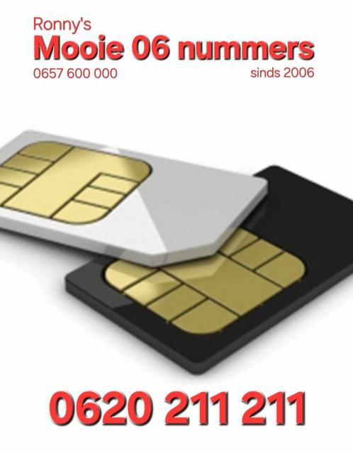 0620 211 211. €125,- En meer hele makkelijke 06 nummers..., Telecommunicatie, Prepaidkaarten en Simkaarten, Nieuw, Simkaart, Overige providers