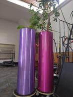 plantenbak knalroze / paars, Ophalen, Kunststof, 100 cm of meer, Rond