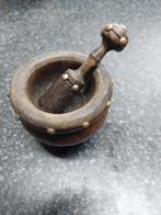 Houten vijzel met stamper, Antiek en Kunst, Ophalen