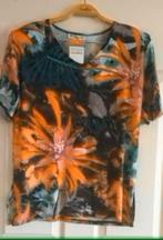 NIEUW pracht groen/rood shirt merk Magna maat 36/38, Verzenden, Nieuw, Magna, Korte mouw