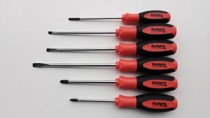 Techpro PZ1+PZ2+sleuf schroevendraaierset (Wiha OEM), Auto diversen, Autogereedschap, Nieuw, Ophalen of Verzenden