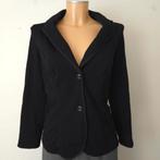 Marc Cain N5 blazer vest XL mesh, Verzenden, Zwart, Maat 46/48 (XL) of groter, Zo goed als nieuw