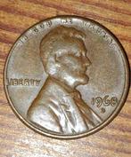 1cent Amerika 1968 misdruk, Postzegels en Munten, Ophalen of Verzenden, Noord-Amerika, Losse munt