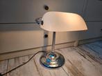 Notarislamp, Ophalen of Verzenden, Zo goed als nieuw, Glas, Minder dan 50 cm