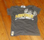 mooi Airforce shirt maat 10 -140, Meisje, Ophalen of Verzenden, Zo goed als nieuw, Shirt of Longsleeve