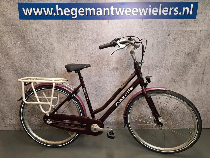 Gazelle Heavy Duty NL - Damesfiets, Fietsen en Brommers, Fietsen | Dames | Omafietsen, Zo goed als nieuw, 53 tot 56 cm, Handrem