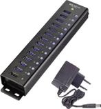 Renkforce USB3.0-hub 13 poorten, Computers en Software, Ophalen of Verzenden, Zo goed als nieuw, 2 TB of meer