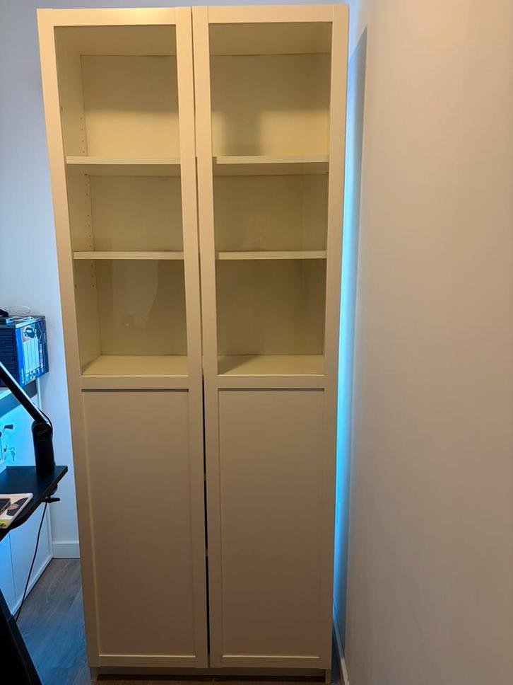 Ikea Billy Kast, Huis en Inrichting, Kasten | Boekenkasten, Gebruikt, 50 tot 100 cm, 200 cm of meer, 25 tot 50 cm, Met deur(en)