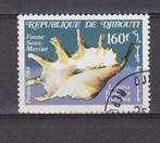 Djibouti 1989 dier schelp, Verzenden, Overige landen, Gestempeld