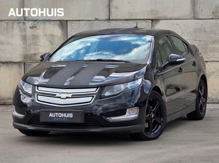 Chevrolet Volt 1.4E  Zwart| Leer| Camera| Origineel NL| NAP, Auto's, Chevrolet, Bedrijf, Volt, Achteruitrijcamera, Android Auto