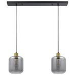 Rookglas hanglamp Lusso, nieuw* in kleur zwart, Nieuw, Ophalen of Verzenden, Glas, Minder dan 50 cm