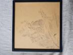 Tekening kinderleed C. Manshanden Goes, Antiek en Kunst, Ophalen