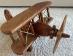 Houten miniatuur vliegtuig, auto (3x), zeilboot, goede staat, Ophalen of Verzenden, Zo goed als nieuw