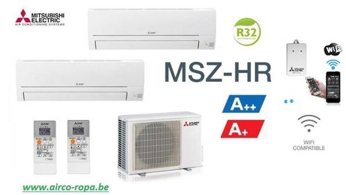 ACTIE !!  MITSUBISHI DUO SPLIT - MULTI  INVERTER WARMTEPOMP, Witgoed en Apparatuur, Airco's, Nieuw, Koelen en Ontvochtigen, Ventileren