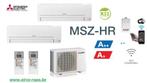 ACTIE !!  MITSUBISHI DUO SPLIT - MULTI  INVERTER WARMTEPOMP, Ophalen, Verwarmen, Nieuw, Afstandsbediening