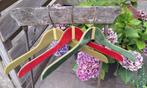 Prachtige set van 3 vintage velours kleerhangers., Verzamelen, Retro, Ophalen of Verzenden, Huis en Inrichting