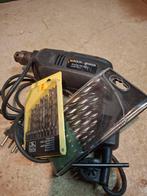 Black & Decker Boormachine 400W + 2 Boorset, Doe-het-zelf en Verbouw, Gereedschap | Boormachines, Ophalen, Boormachine