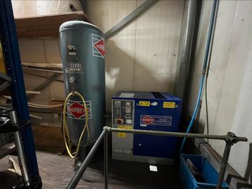 Airpress schroefcompressor met tank APS 15D beschikbaar voor biedingen