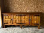 Massief eiken landelijke kast., Gebruikt, Eikenhout, Ophalen of Verzenden, Landelijk