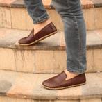 Barefoot instappers heren 100% natuurlijk, Loafers, Hilversum, The Minimalist Barefoot, Bruin