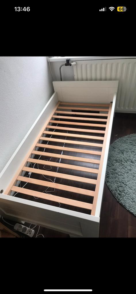 Peuterbed, Kinderen en Baby's, Kinderkamer | Bedden, Zo goed als nieuw, Minder dan 140 cm, 70 tot 85 cm, Lattenbodem, Matras, Ophalen