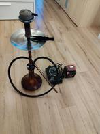 Unio Shisha met kooltjesverwarmer, kooltjes en smaak, Ophalen, Zo goed als nieuw