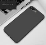 Liquid Silicone Backcover+9H screenprotector i7+/8+_ Zwart, Telecommunicatie, Mobiele telefoons | Hoesjes en Frontjes | Apple iPhone