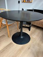 Ronde tulp eettafel zwart jysk, Huis en Inrichting, Tafels | Eettafels, Ophalen, Zo goed als nieuw, Rond, 50 tot 100 cm