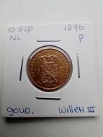 Gouden 10 gulden Willem 3 1876, Ophalen of Verzenden, 10 gulden