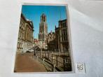 Utrecht Domtoren en Stadhuis - Oude Ansichtkaart, Ophalen of Verzenden, 1960 tot 1980, Ongelopen, Utrecht