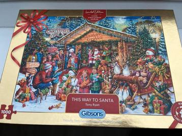 Puzzel 1000 stukjes: this way to santa beschikbaar voor biedingen