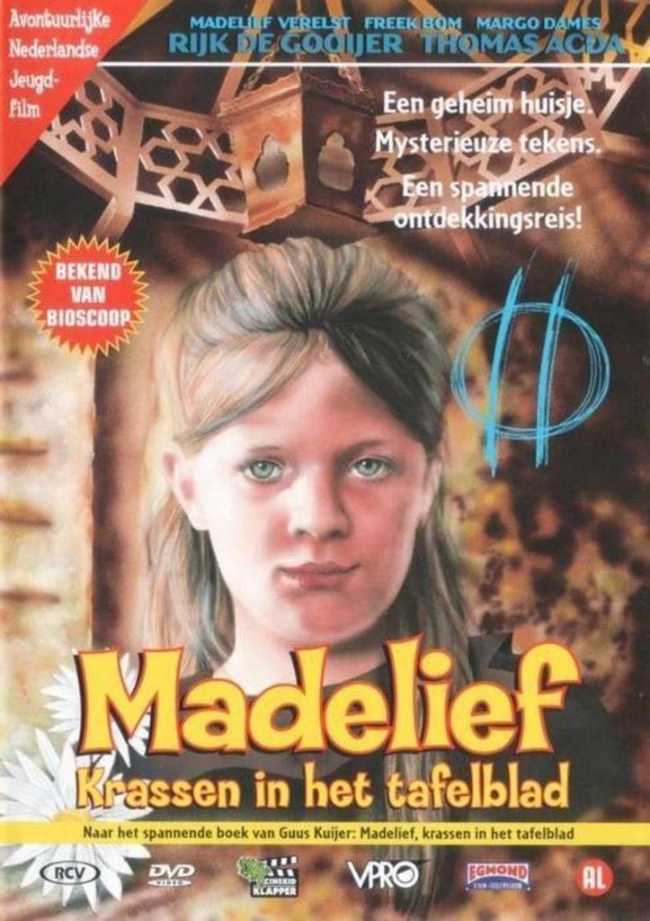 DVD Madelief, Krassen in het tafelblad (naar Guus Kuijer), Cd's en Dvd's, Dvd's | Kinderen en Jeugd, Zo goed als nieuw, Film, Avontuur