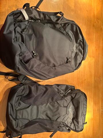 Osprey Farpoint 55L + packing bags en andere accesoire beschikbaar voor biedingen