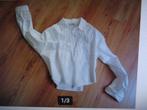 Dames Blouche merk Schoeby  Mt M, Kleding | Dames, Ophalen of Verzenden, Zo goed als nieuw, Maat 38/40 (M), Wit