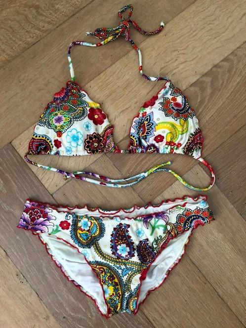luli fama multicolor padded triangle bikiniset bikini | m, Kleding | Dames, Badmode en Zwemkleding, Zo goed als nieuw, Bikini