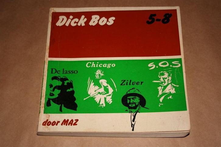 Dick Bos omnibus 5–8 – Alfred Mazure [detective-strips], Boeken, Stripboeken, Gelezen, Eén stripboek, Ophalen of Verzenden