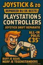 PS5 Controller Stickdrift Reparatie - €35! regio Zwijndrecht, Ophalen, PlayStation 5, Refurbished, Controller