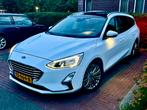 Ford Focus Wagon 1.0 Ecoboost Titanium 125pk Aut 2018 Wit, Auto's, Ford, 65 €/maand, 715 kg, Wit, Stationwagon