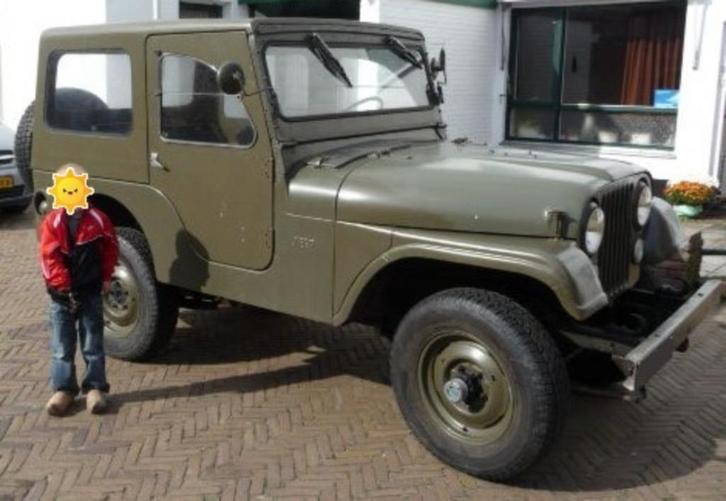 Hardtop kap voor Jeep CJ5, Kaiser-Jeep, Nekaf, Willy's, Auto-onderdelen, Carrosserie en Plaatwerk, Deur, Jeep, Voor, Ophalen