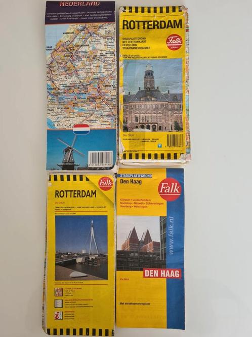 Falk plattegronden Rotterdam Nederland, Boeken, Atlassen en Landkaarten, Zo goed als nieuw, Landkaart, Nederland, 1800 tot 2000