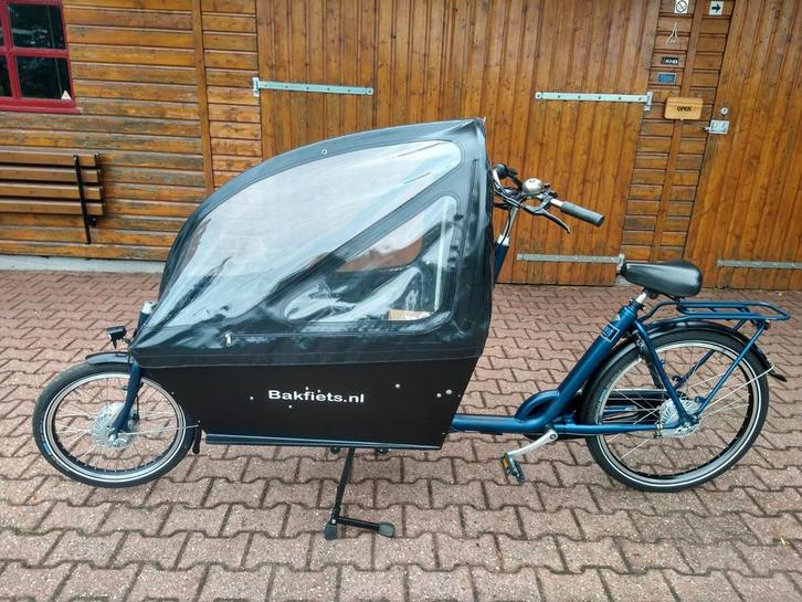 Bakfiets punt nl met nw opgebouwde elektrische ondersteuning, Fietsen en Brommers, Fietsen | Bakfietsen, Zo goed als nieuw, Overige merken