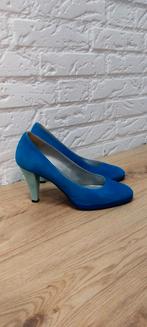 Suede pumps 3 kleuren blauw, Ophalen of Verzenden, Zo goed als nieuw, Blauw