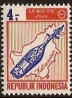 Indonesië 1967 - ZBL 563-578 - Muziekinstrumenten, Postzegels en Munten, Postzegels | Azië, Zuidoost-Azië, Verzenden, Postfris